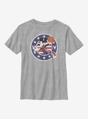 Disney Mickey Mouse B Ball Americana Youth T-Shirt