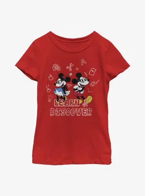 Disney Mickey Mouse Discover Youth Girls T-Shirt