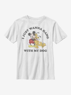 Disney Mickey Mouse Dog Lover Youth T-Shirt