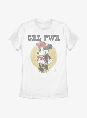 Disney Minnie Mouse Girl Power Womens T-Shirt