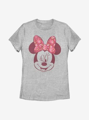 Disney Minnie Mouse Love Rose Womens T-Shirt