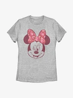 Disney Minnie Mouse Love Rose Womens T-Shirt