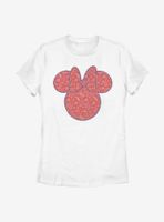 Disney Minnie Mouse Americana Paisley Womens T-Shirt
