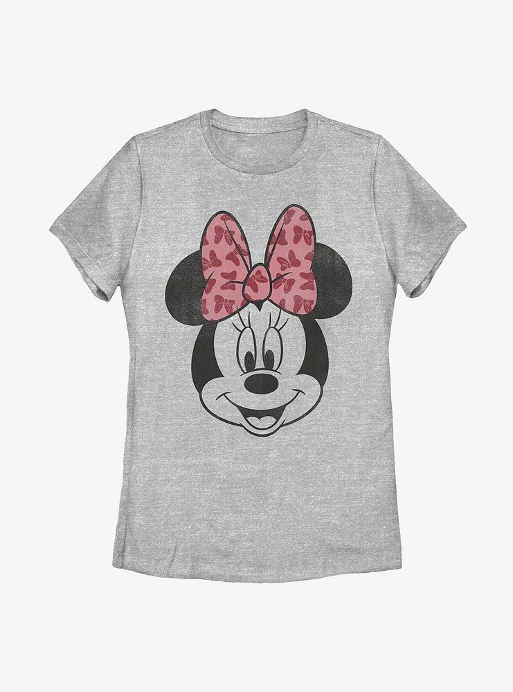 Disney Minnie Mouse Modern Face Womens T-Shirt
