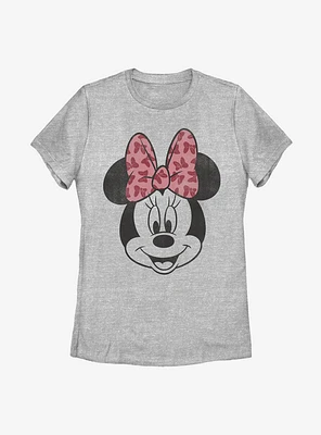 Disney Minnie Mouse Modern Face Womens T-Shirt