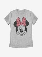 Disney Minnie Mouse Modern Face Womens T-Shirt