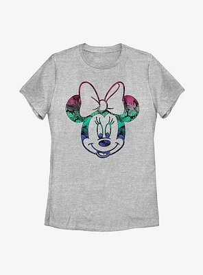 Disney Minnie Mouse Tropic Fill Womens T-Shirt