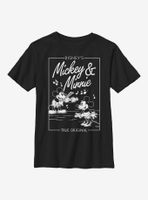 Disney Mickey Mouse Minnie Music Cover Youth T-Shirt