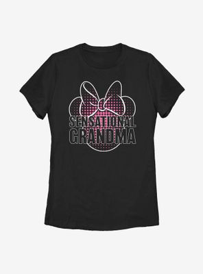 Disney Minnie Mouse Sensational Grandma Womens T-Shirt