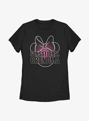 Disney Minnie Mouse Sensational Grandma Womens T-Shirt
