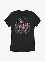 Disney Minnie Mouse Sensational Grandma Womens T-Shirt