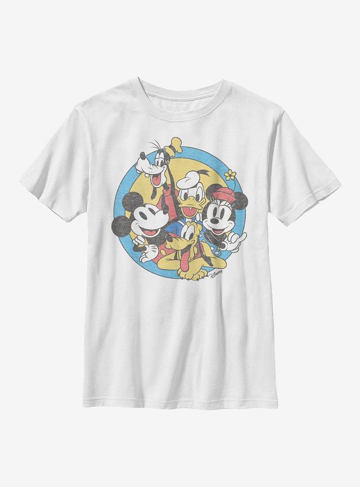 Disney Mickey Mouse Fab Five Friends Youth T-Shirt