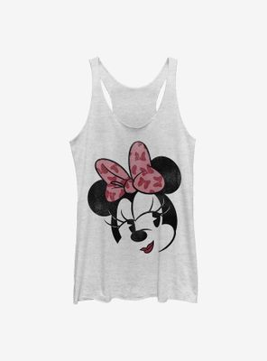 Disney Minnie Mouse Face Womens Tank Top