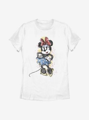 Disney Minnie Mouse Artsy Womens T-Shirt