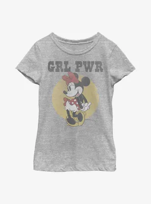 Disney Minnie Mouse Girl Power Youth Girls T-Shirt