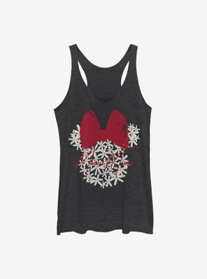 Disney Minnie Mouse Floral Womens Tank Top