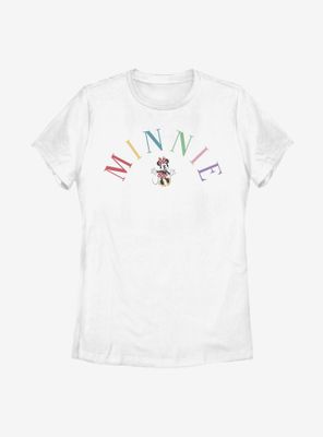 Disney Minnie Mouse Rainbow Womens T-Shirt
