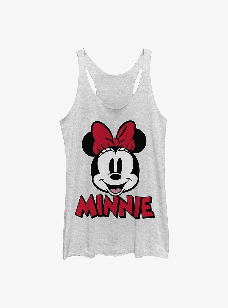 Disney Minnie Mouse Chenille Patch Womens Tank Top