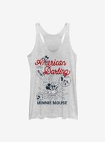 Disney Minnie Mouse Darling Comic Womens Tank Top