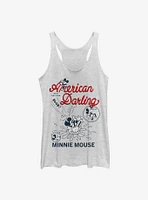 Disney Minnie Mouse Darling Comic Womens Tank Top