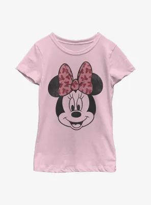 Disney Minnie Mouse Modern Face Youth Girls T-Shirt