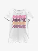 Disney Minnie Mouse Retro Stack Youth Girls T-Shirt