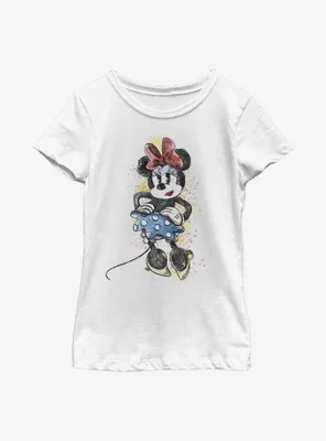 Disney Minnie Mouse Artsy Youth Girls T-Shirt