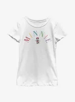 Disney Minnie Mouse Rainbow Youth Girls T-Shirt