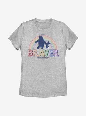 Disney Winnie The Pooh Brave Bear Womens T-Shirt