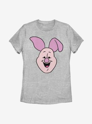 Disney Winnie The Pooh Piglet Big Face Womens T-Shirt