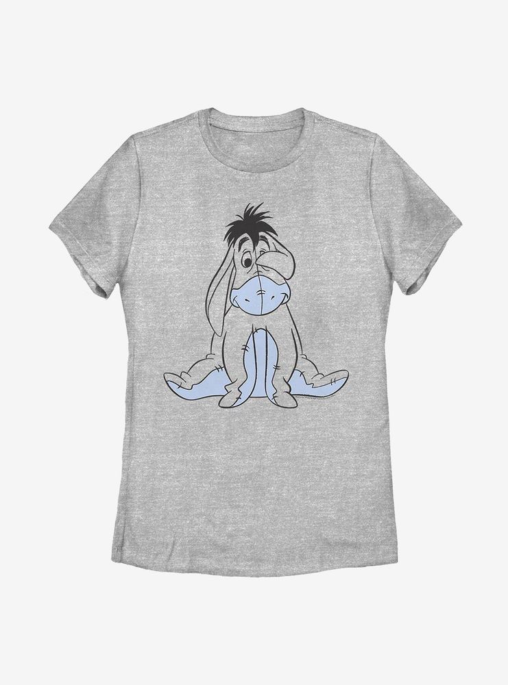 Disney Winnie The Pooh Basic Sketch Eeyore Womens T-Shirt