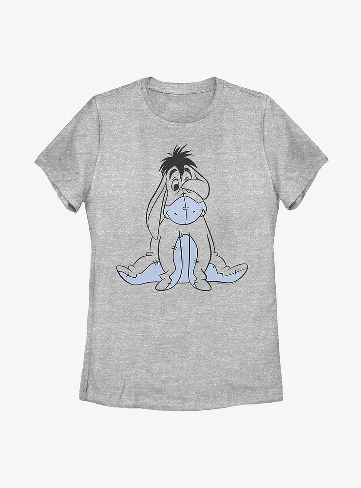 Disney Winnie The Pooh Basic Sketch Eeyore Womens T-Shirt