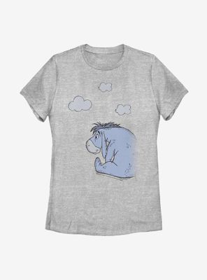 Disney Winnie The Pooh Cloudy Eeyore Womens T-Shirt