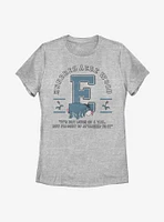 Disney Winnie The Pooh Eeyore Collegiate Womens T-Shirt