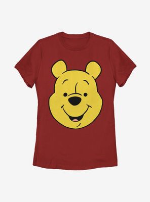 Disney Winnie The Pooh Big Face Womens T-Shirt