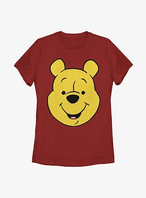 Disney Winnie The Pooh Big Face Womens T-Shirt