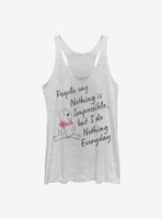 Disney Winnie The Pooh Nothing Is Impossible Womens Tank Top