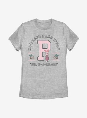 Disney Winnie The Pooh Piglet Collegiate Womens T-Shirt
