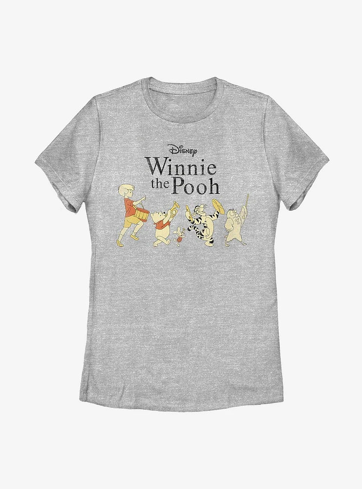 Disney Winnie The Pooh Parade Womens T-Shirt