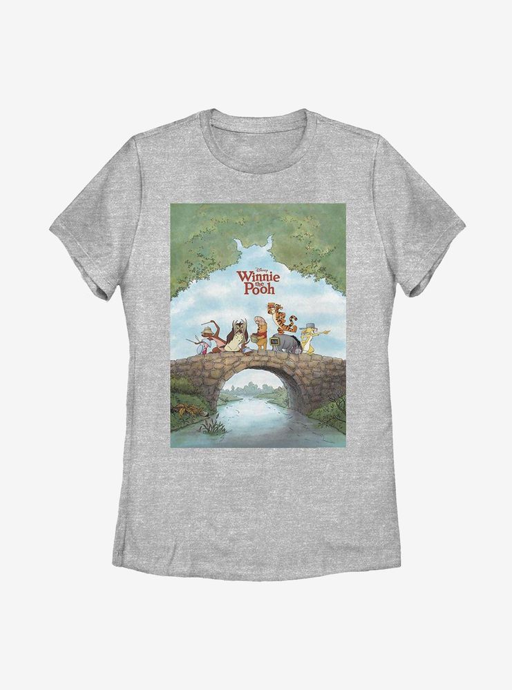 Disney Winnie The Pooh Poster Womens T-Shirt