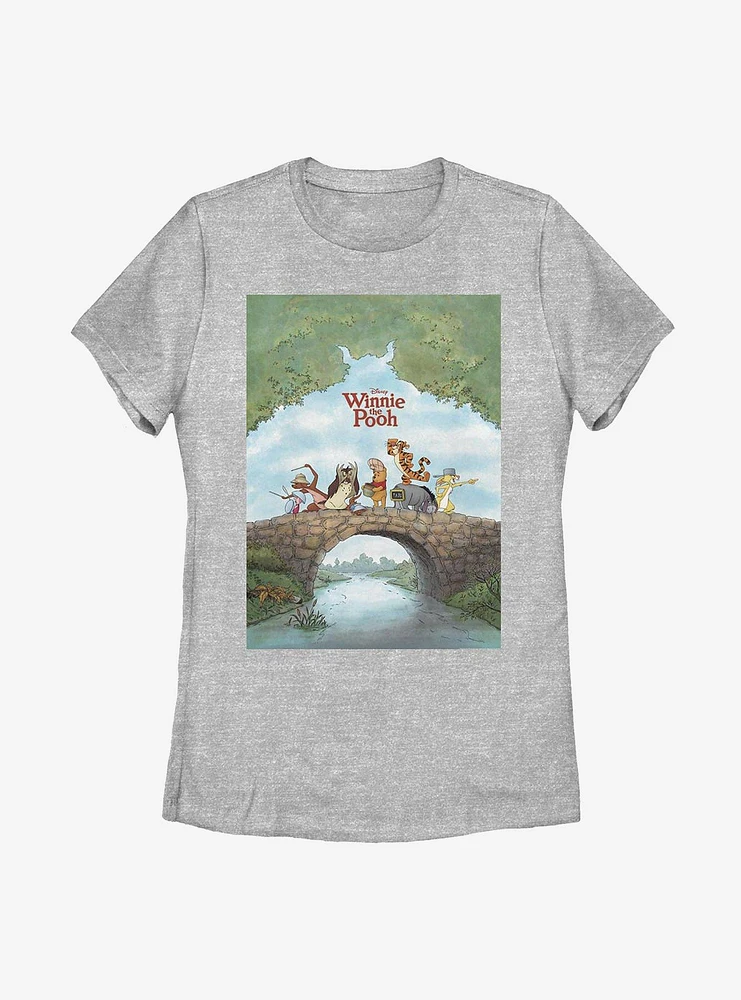 Disney Winnie The Pooh Poster Womens T-Shirt