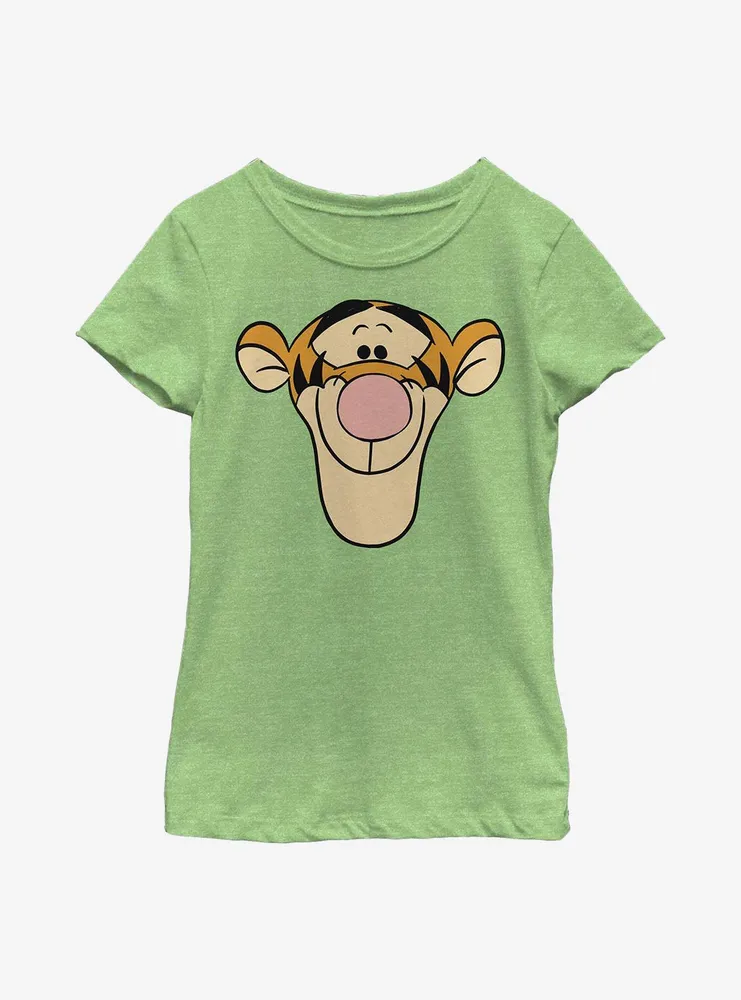 Disney Winnie The Pooh Tigger Big Face Youth Girls T-Shirt