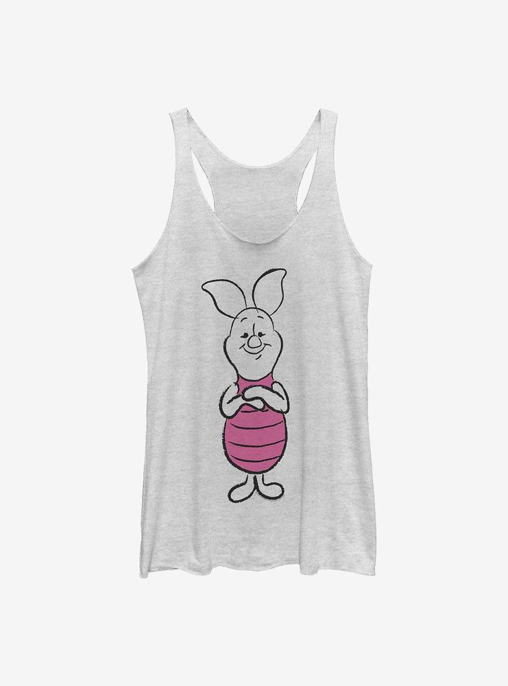 Disney Winnie The Pooh Basic Sketch Piglet Womens Tank Top