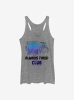 Disney Winnie The Pooh Eeyore Tired Club Womens Tank Top