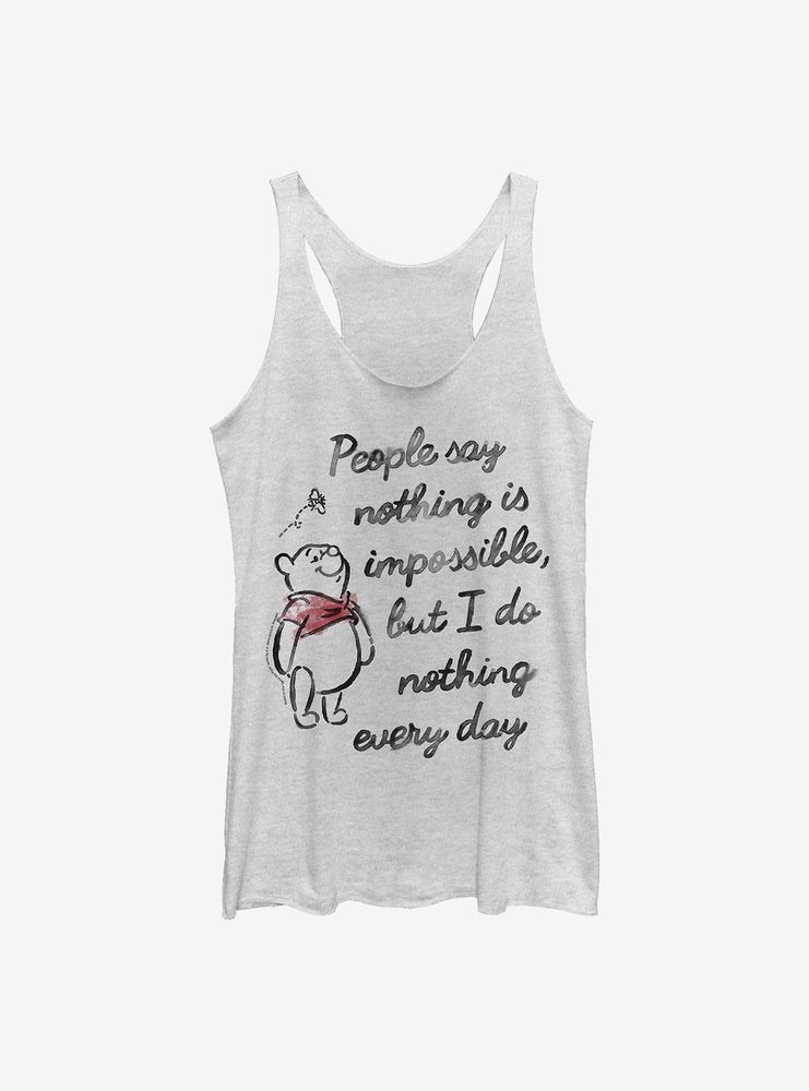 Disney Winnie The Pooh Impossible Womens Tank Top