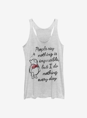 Disney Winnie The Pooh Impossible Womens Tank Top