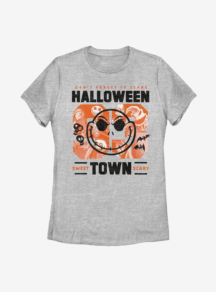 Disney The Nightmare Before Christmas Halloweentown College Womens T-Shirt