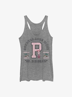 Disney Winnie The Pooh Piglet Collegiate Womens Tank Top