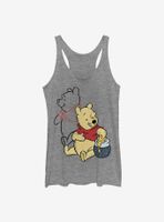 Disney Winnie The Pooh Line Art Womens Tank Top