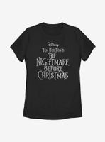 Disney The Nightmare Before Christmas Logo Womens T-Shirt